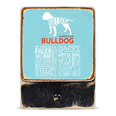 American bulldog leash holder
