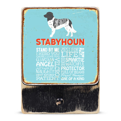 Stabyhoun Dog Keychain